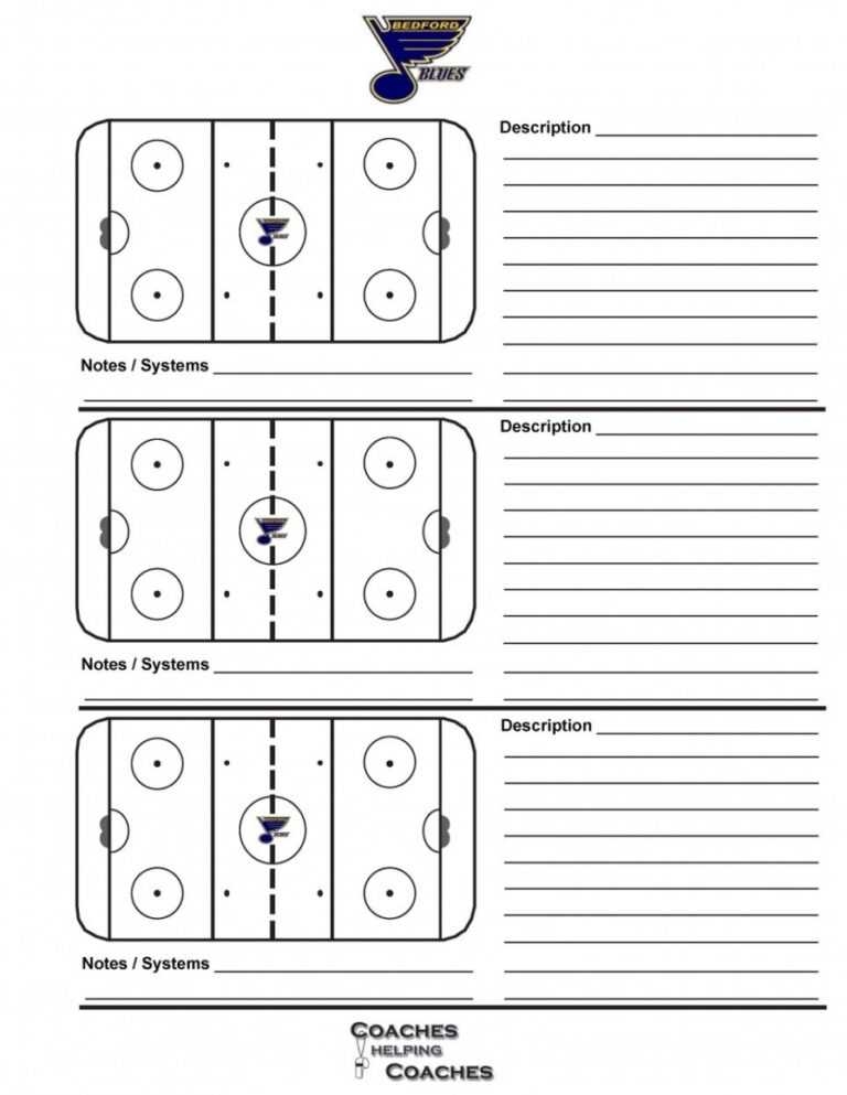practice plan hockey template