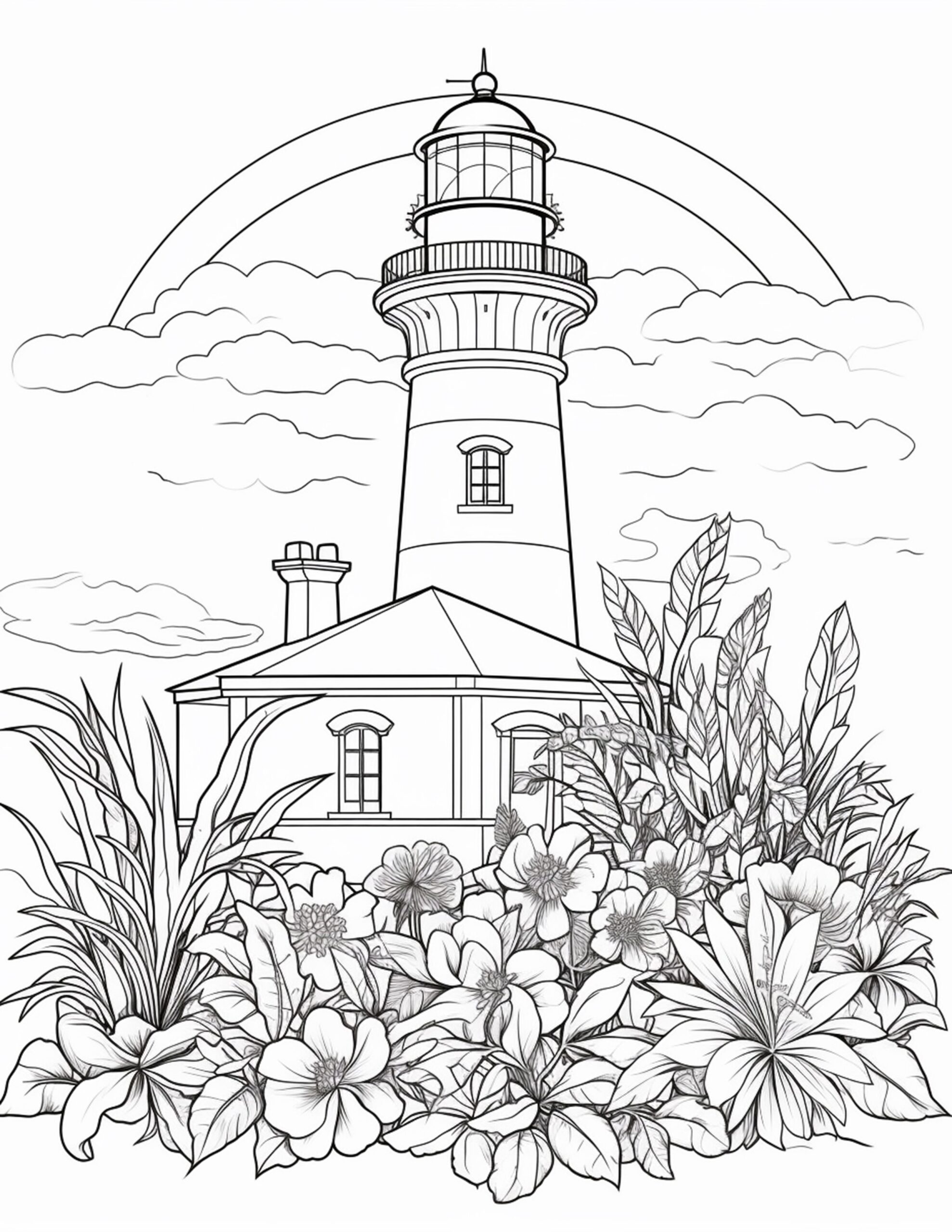 free printable lighthouse pictures