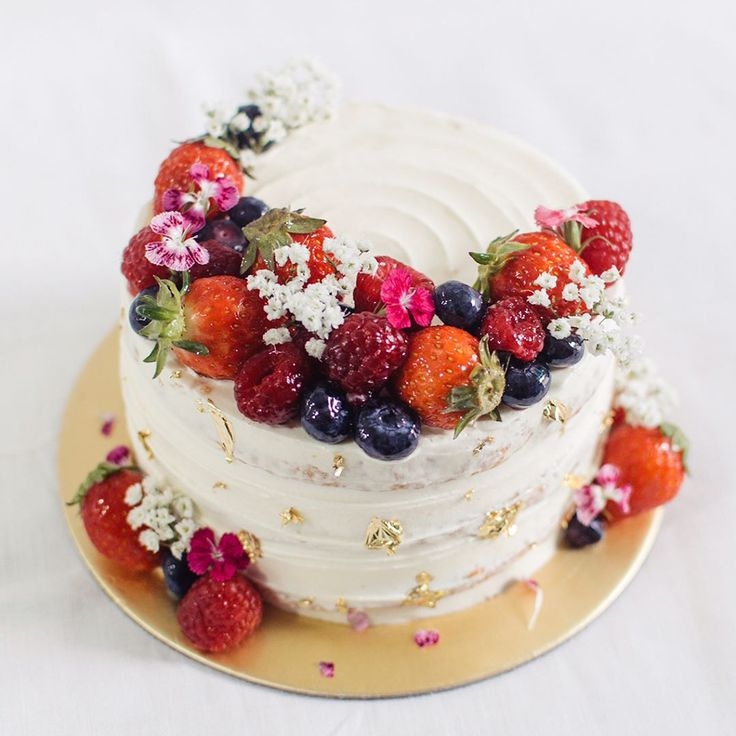 fresh fruit cakes pictures