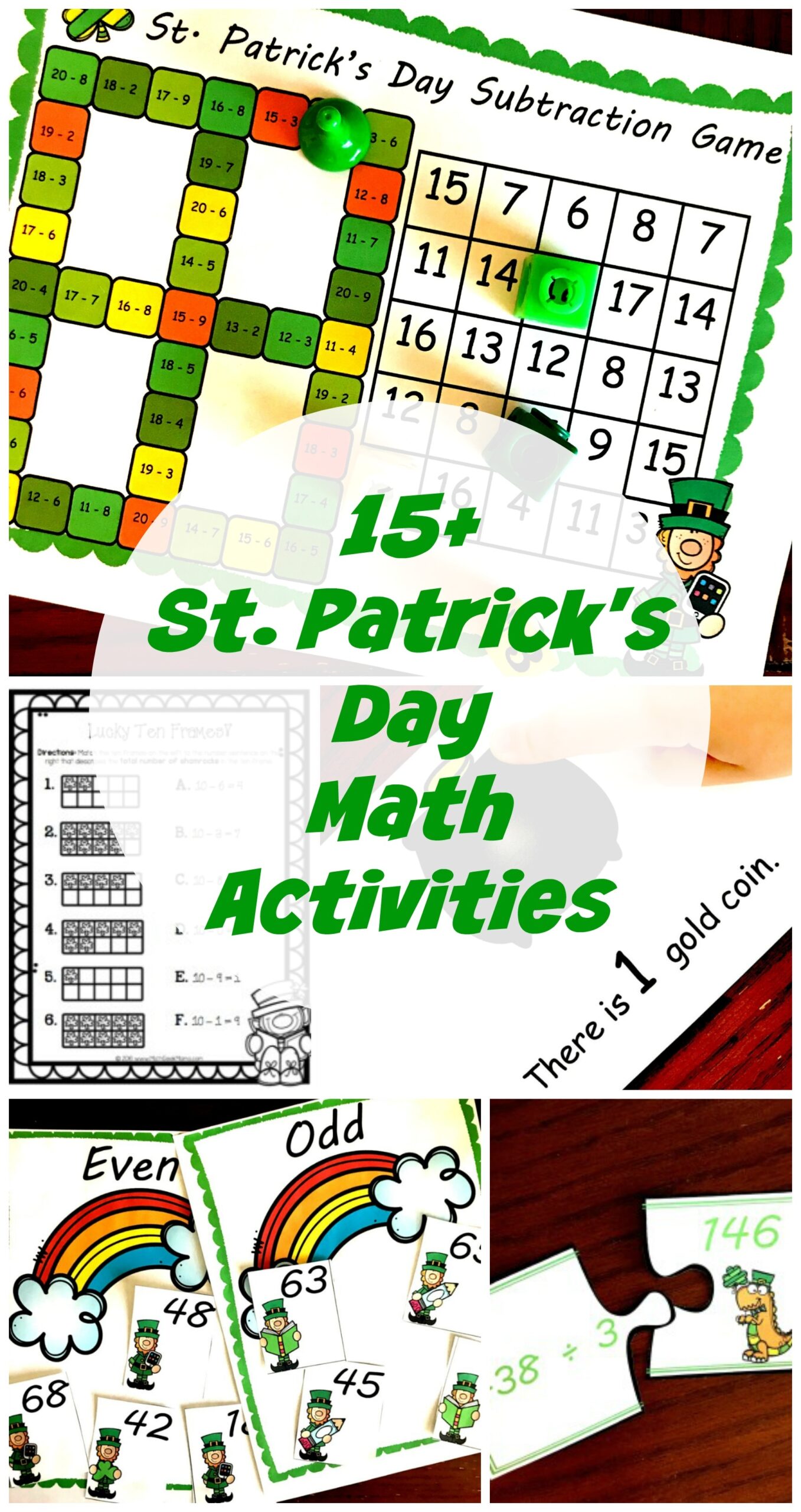 15 Free St Patrick 39 s Day Worksheets Math Reading