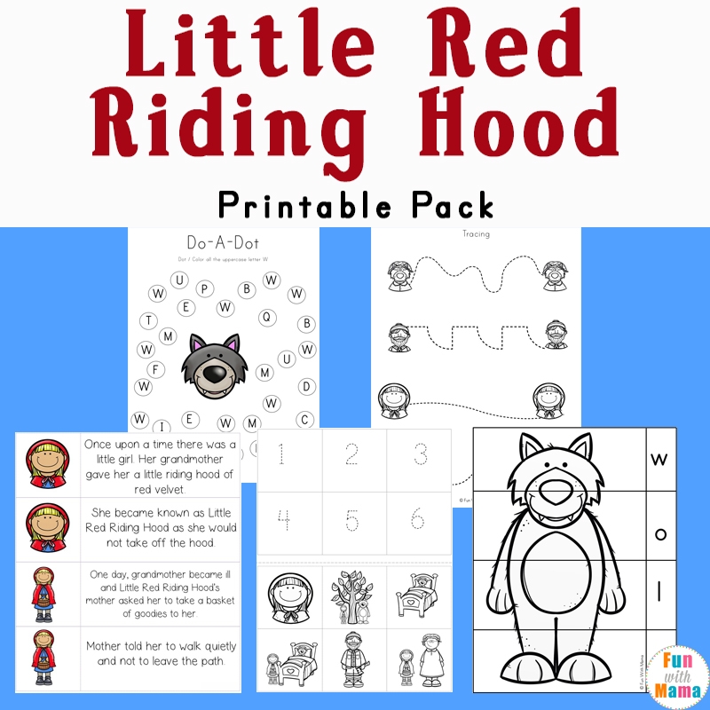 15 Little Red Riding Hood Story Printable Activities For 42 OFF