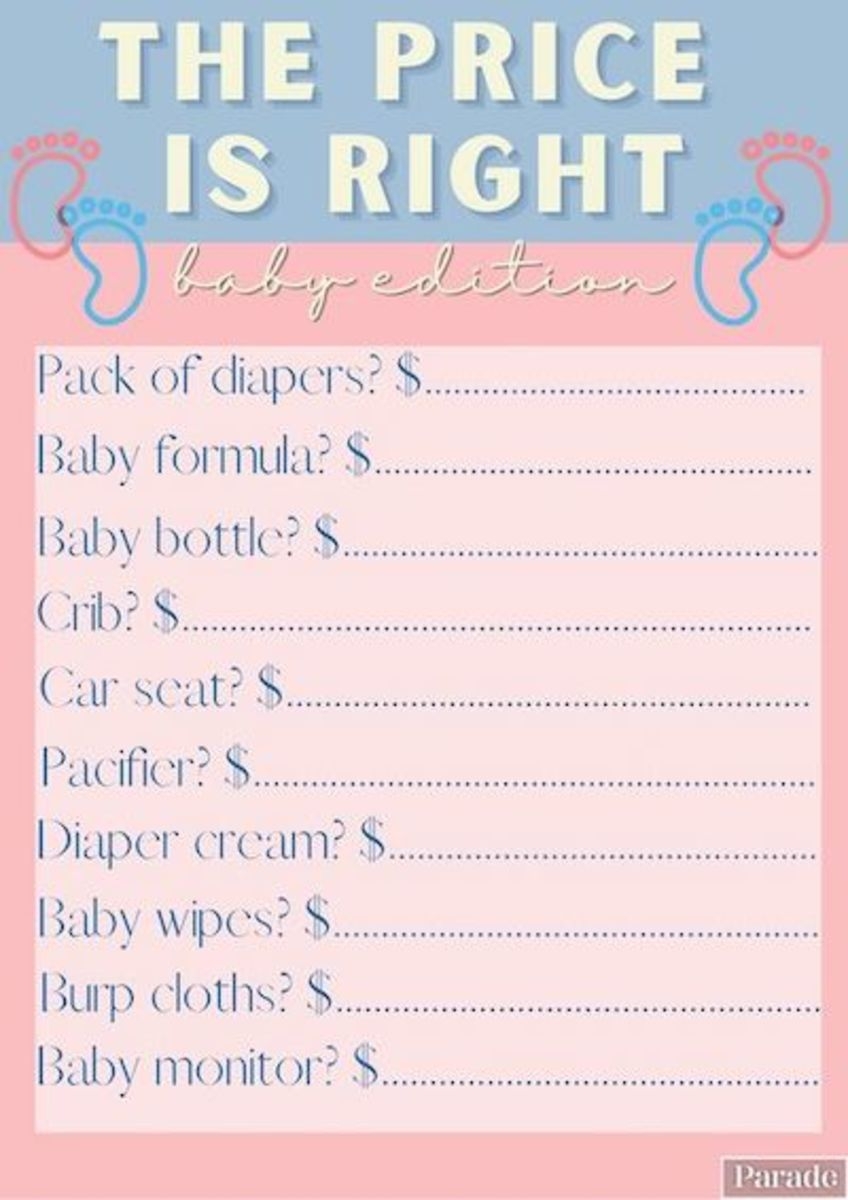 15 Printable Baby Shower Games Free Printable Baby Shower Games 