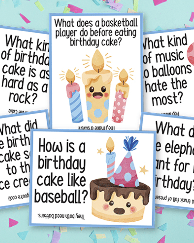 15 Printable Birthday Activities For Kids This Tiny Blue House