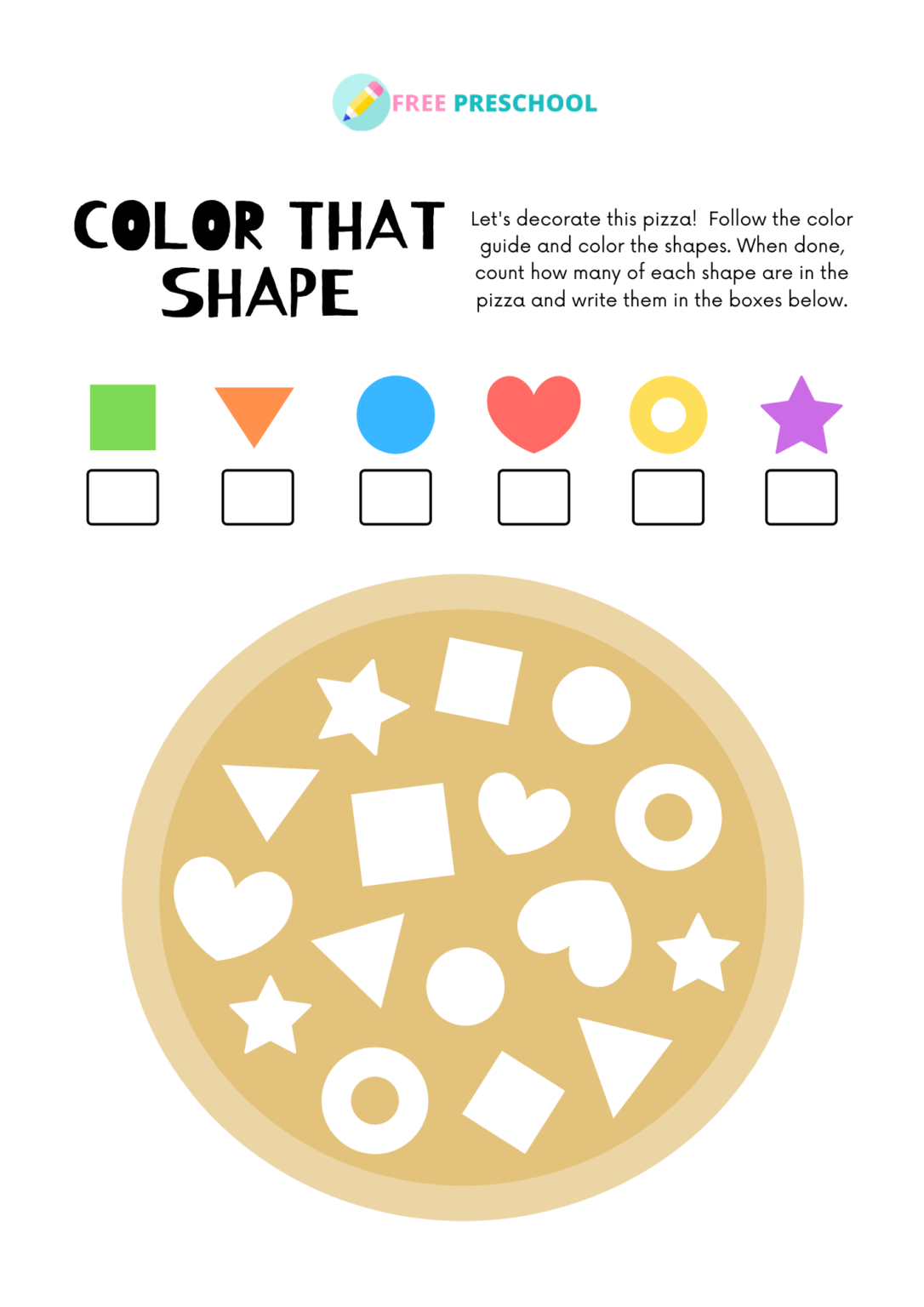 15 Shapes Activities Free Preschool