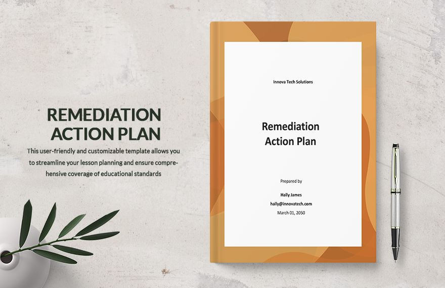 18 Remediation Plan Templates Free Sample Example Format Download