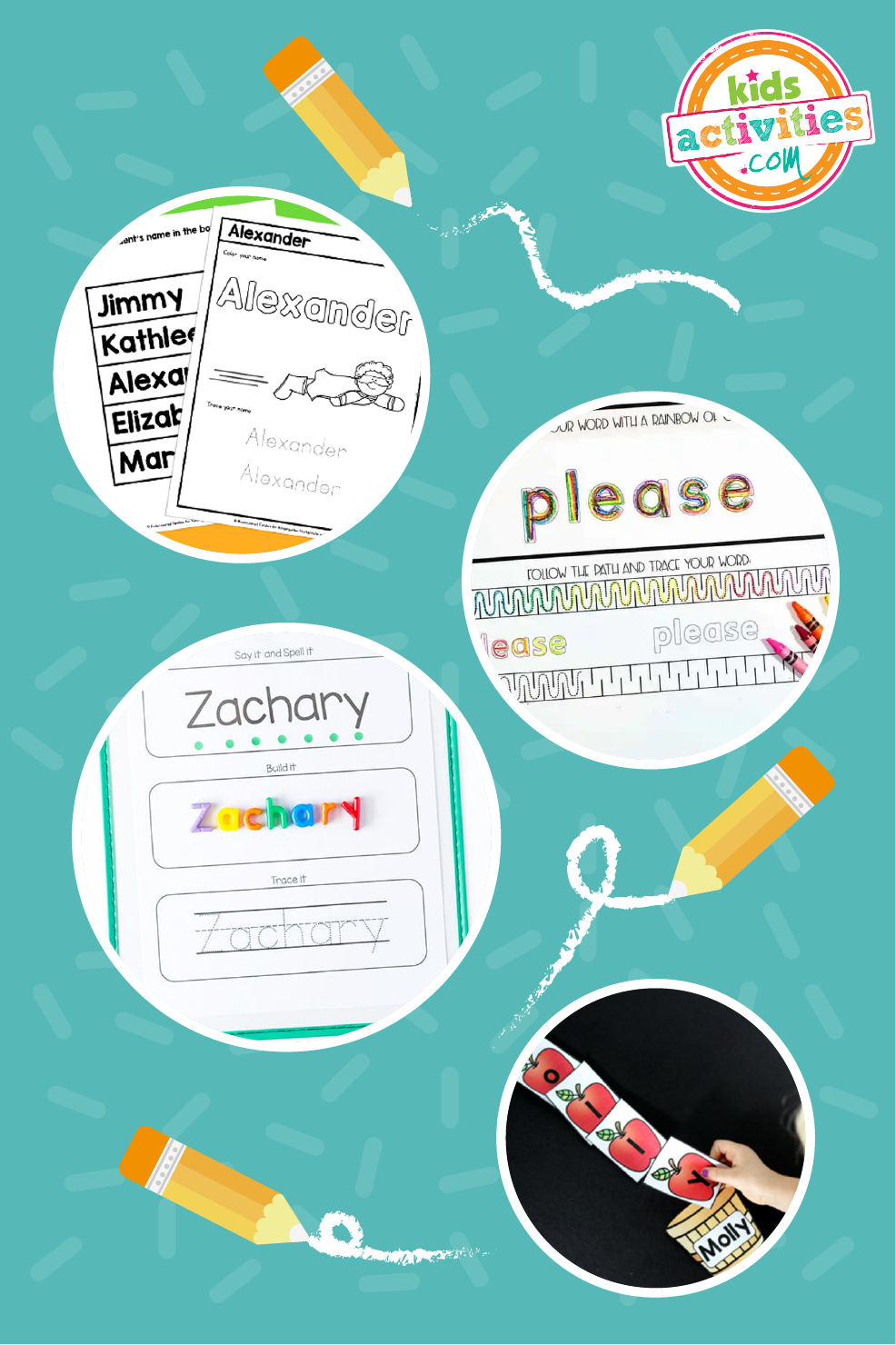free printable name writing activities for preschoolers