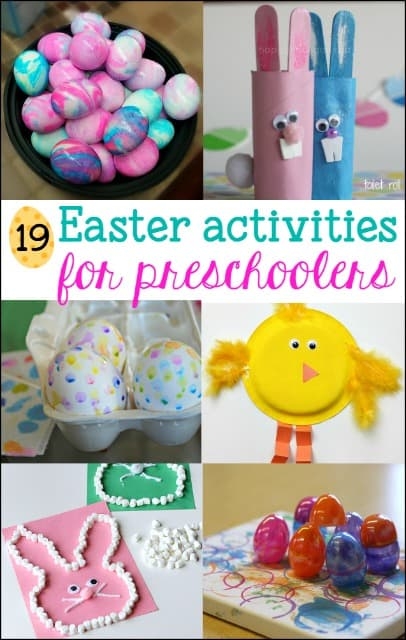 19 Fun Easter Activities For Preschoolers Mess For Less