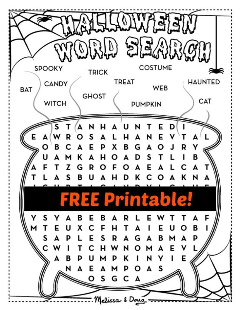 2 Printable Halloween Activity Pages For Kids Halloween Free