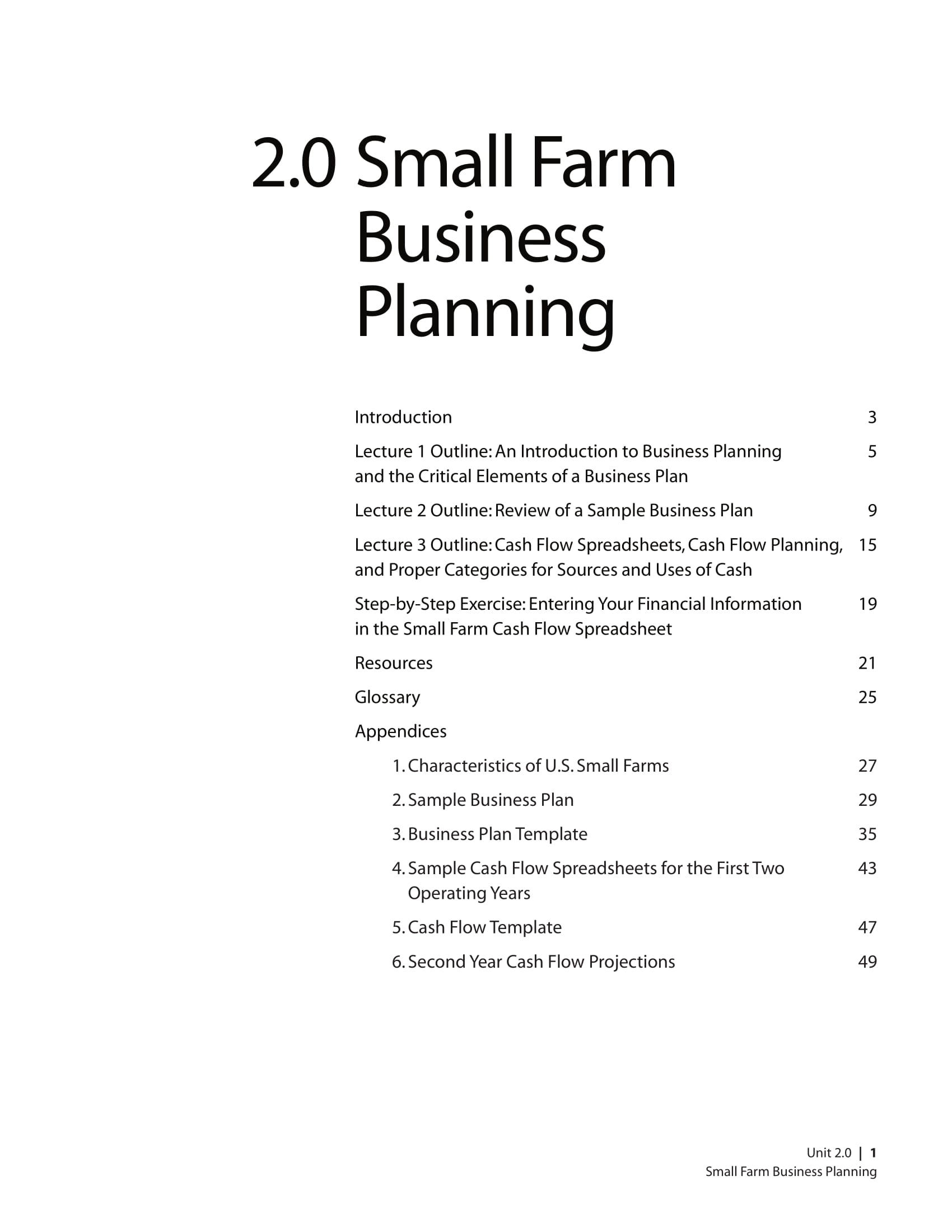 20 Farm Business Plan Examples To Download