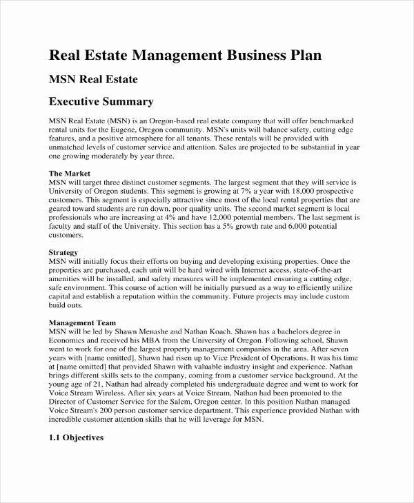 20 Realtor Business Plan Template Simple Template Design