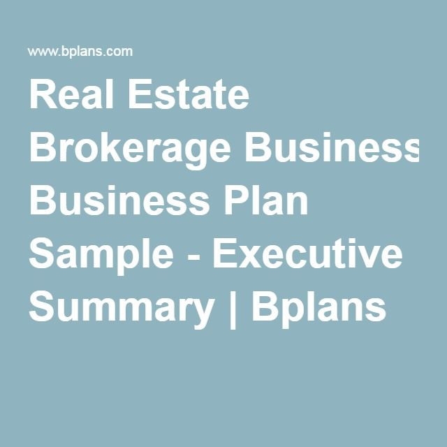 20 Realtor Business Plan Template Simple Template Design