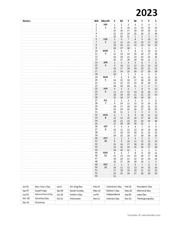 2023 Yearly Project Planning Template Free Printable Templates
