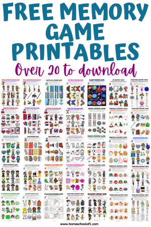 25 Free Printable Memory Games Homeschool Of 1