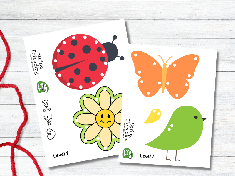 free printable lacing activities