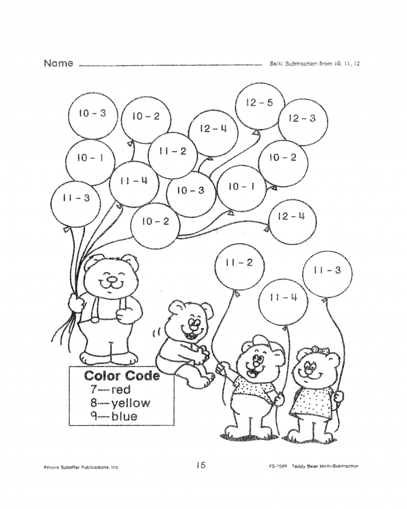 2Nd Grade Subtraction 2 Digit Low Numbers Fun Math Math