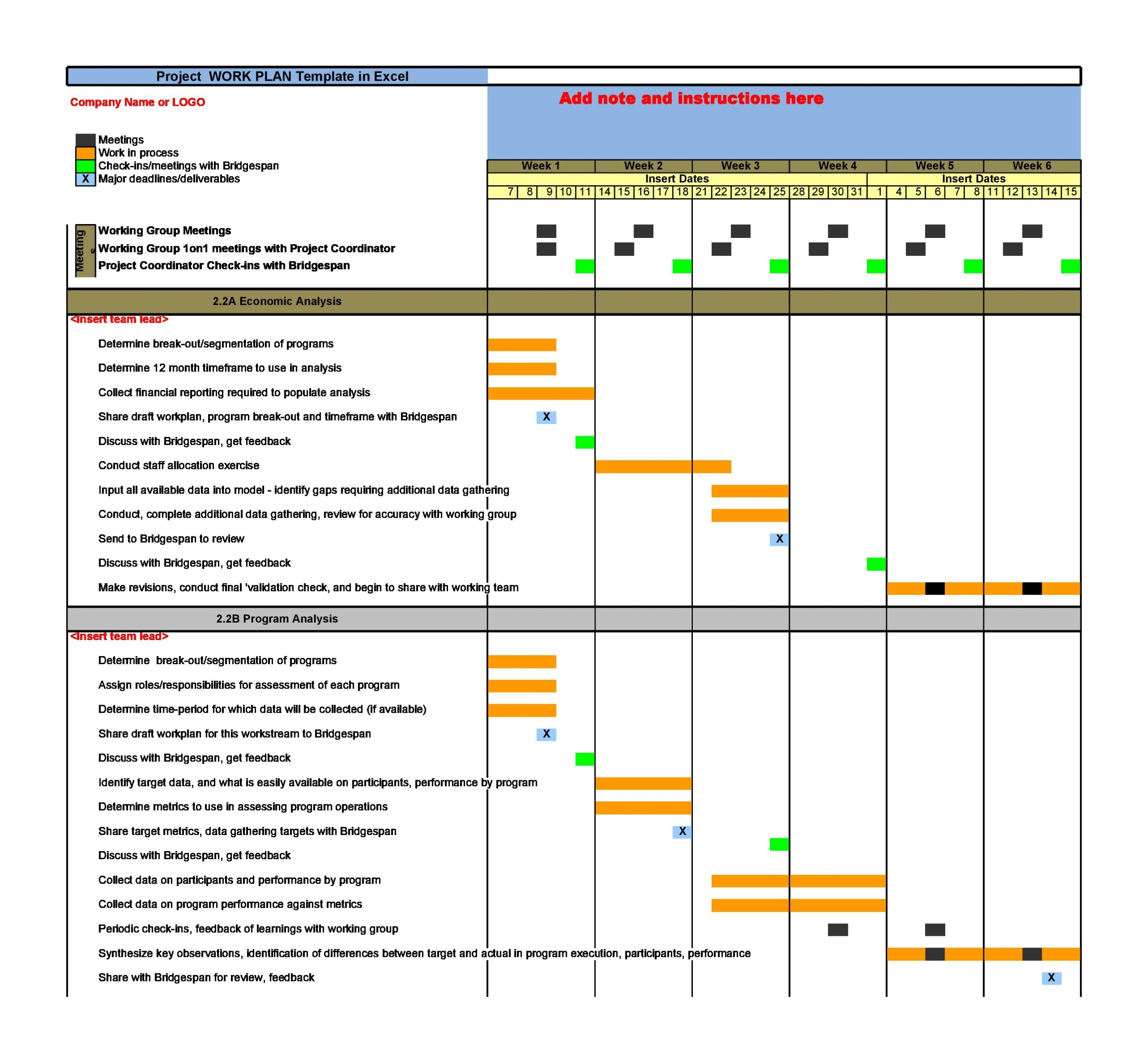 30 Simple Work Plan Templates For Any Project 