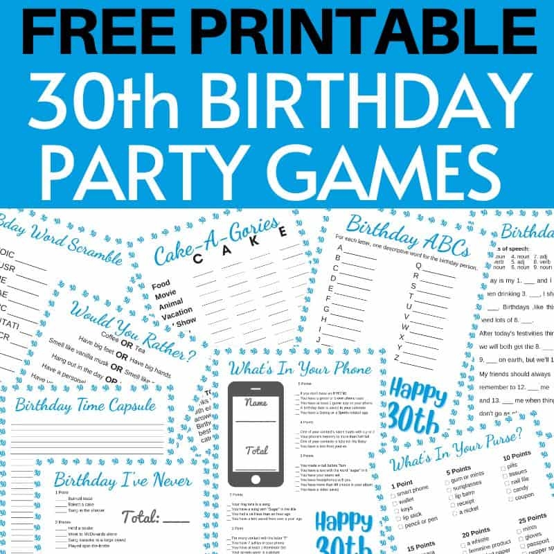 30th Birthday Games Free Printables For 2023 Parties Made 42 OFF
