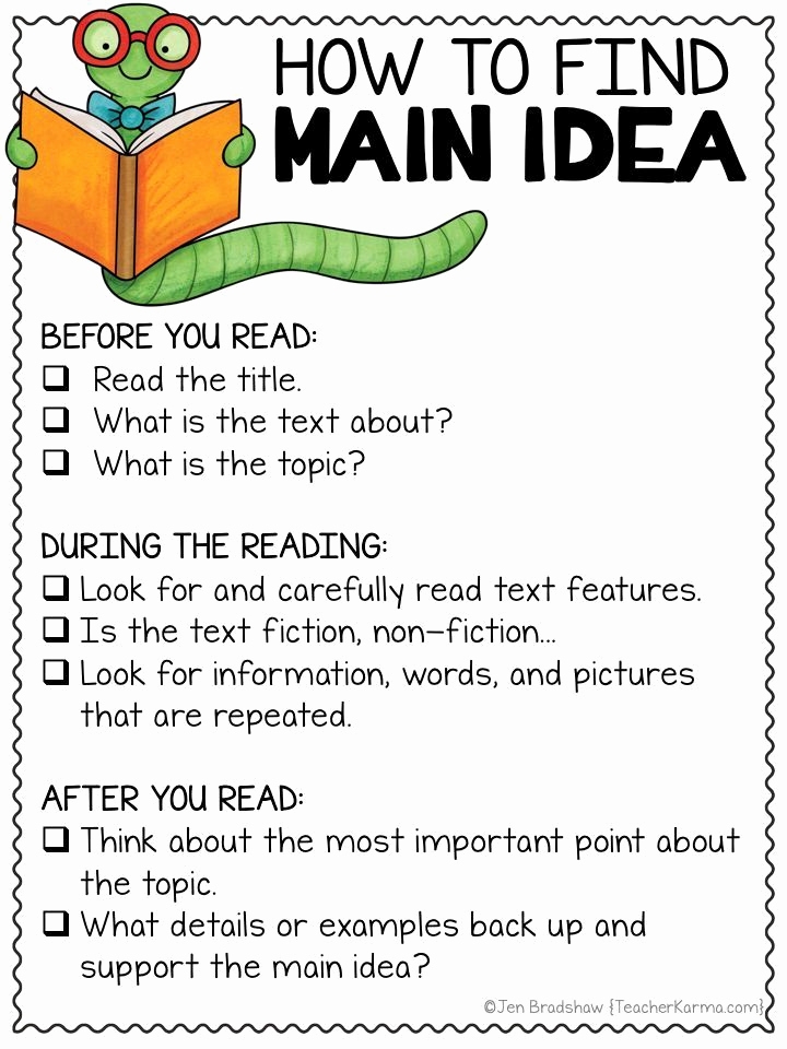 3rd Grade Main Idea Worksheets Unique 3rd Grade Main Idea Worksheets