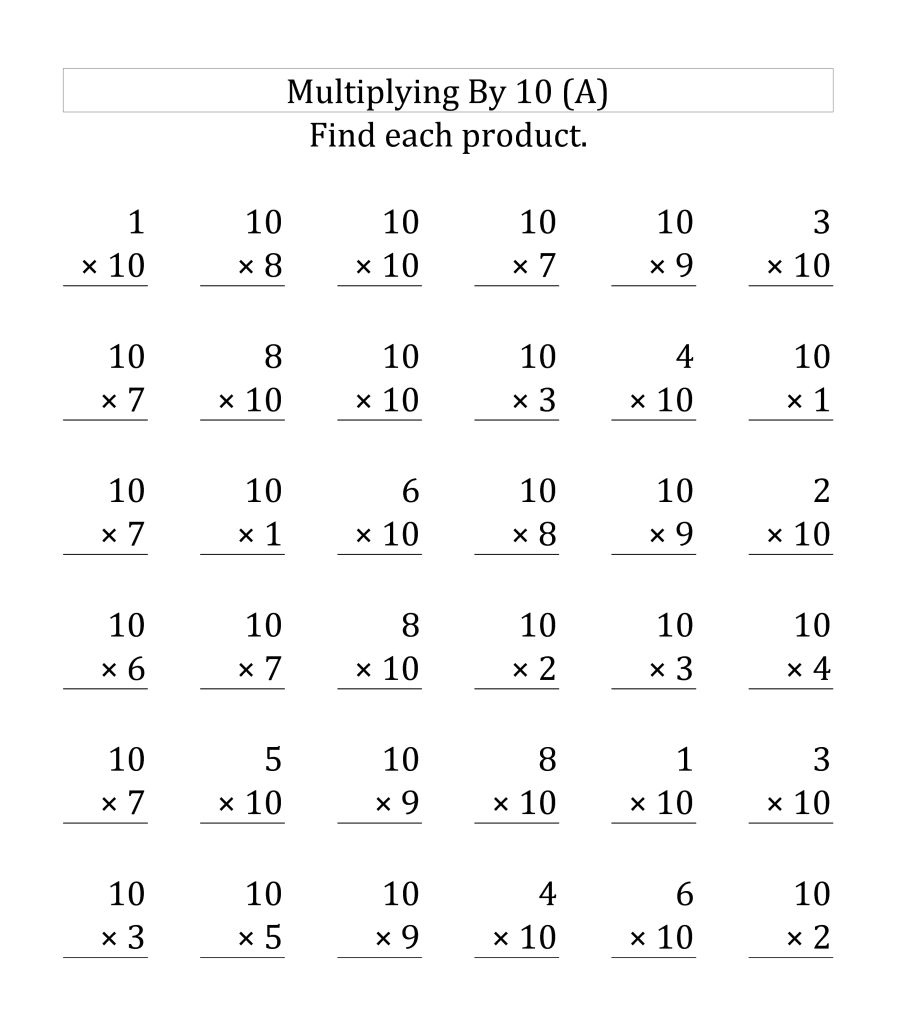 math worksheets for third grade