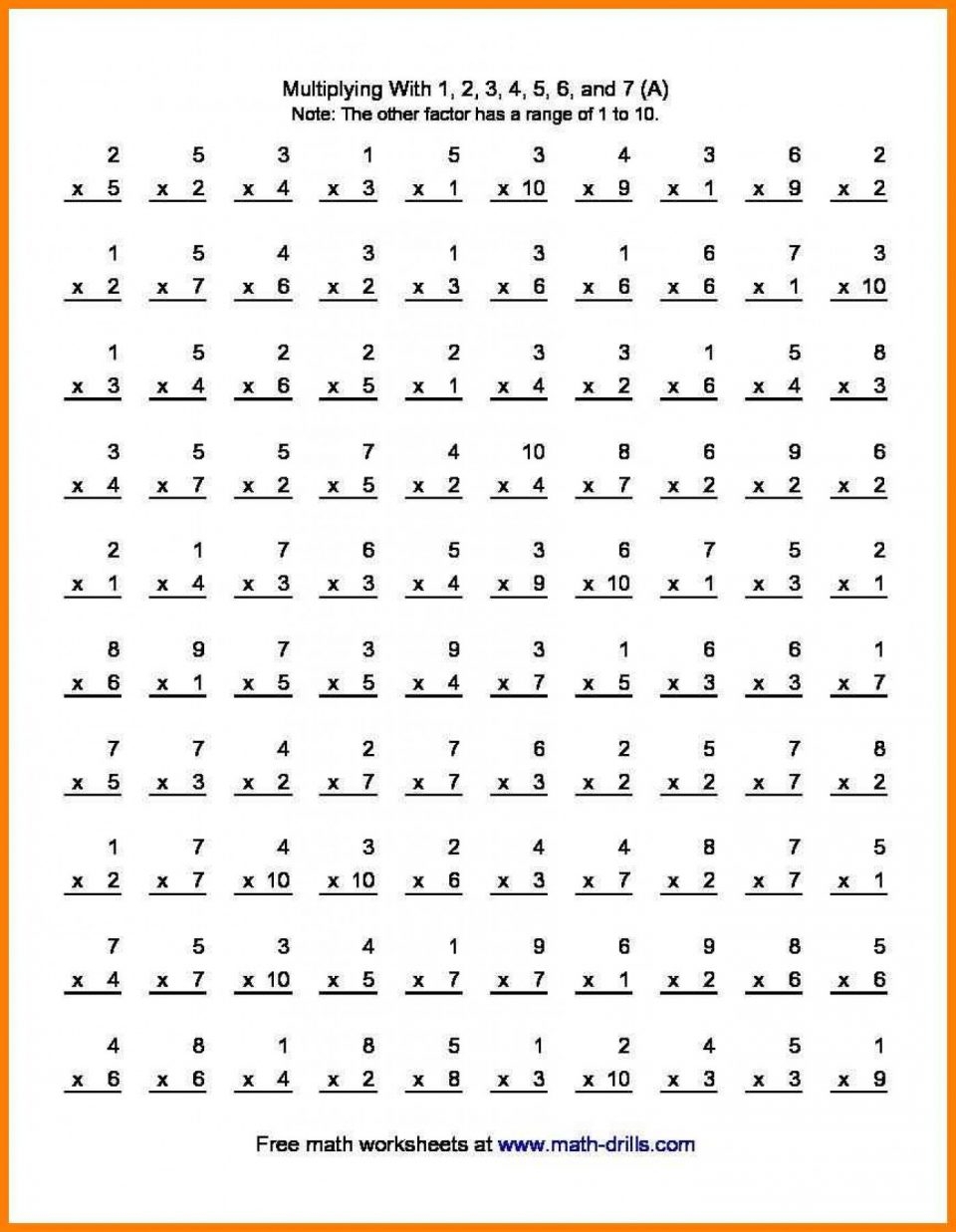 multiplication 3rd grade math worksheets