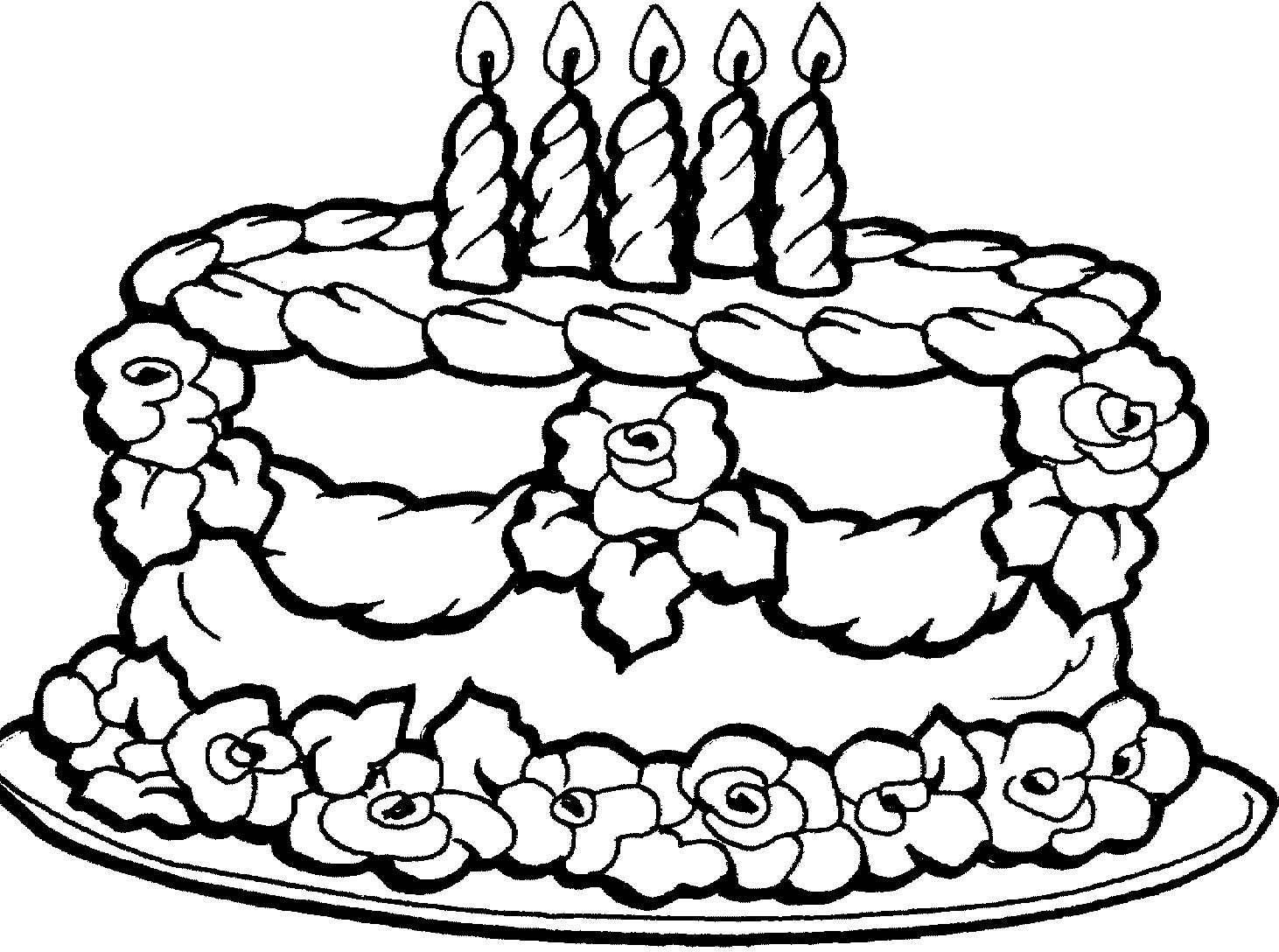 birthday cake pictures printable