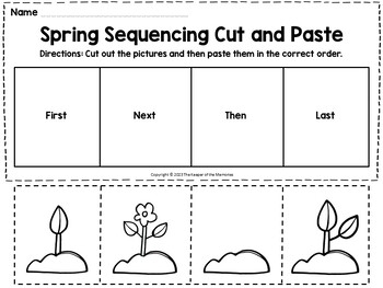 free 4 step sequencing pictures printable