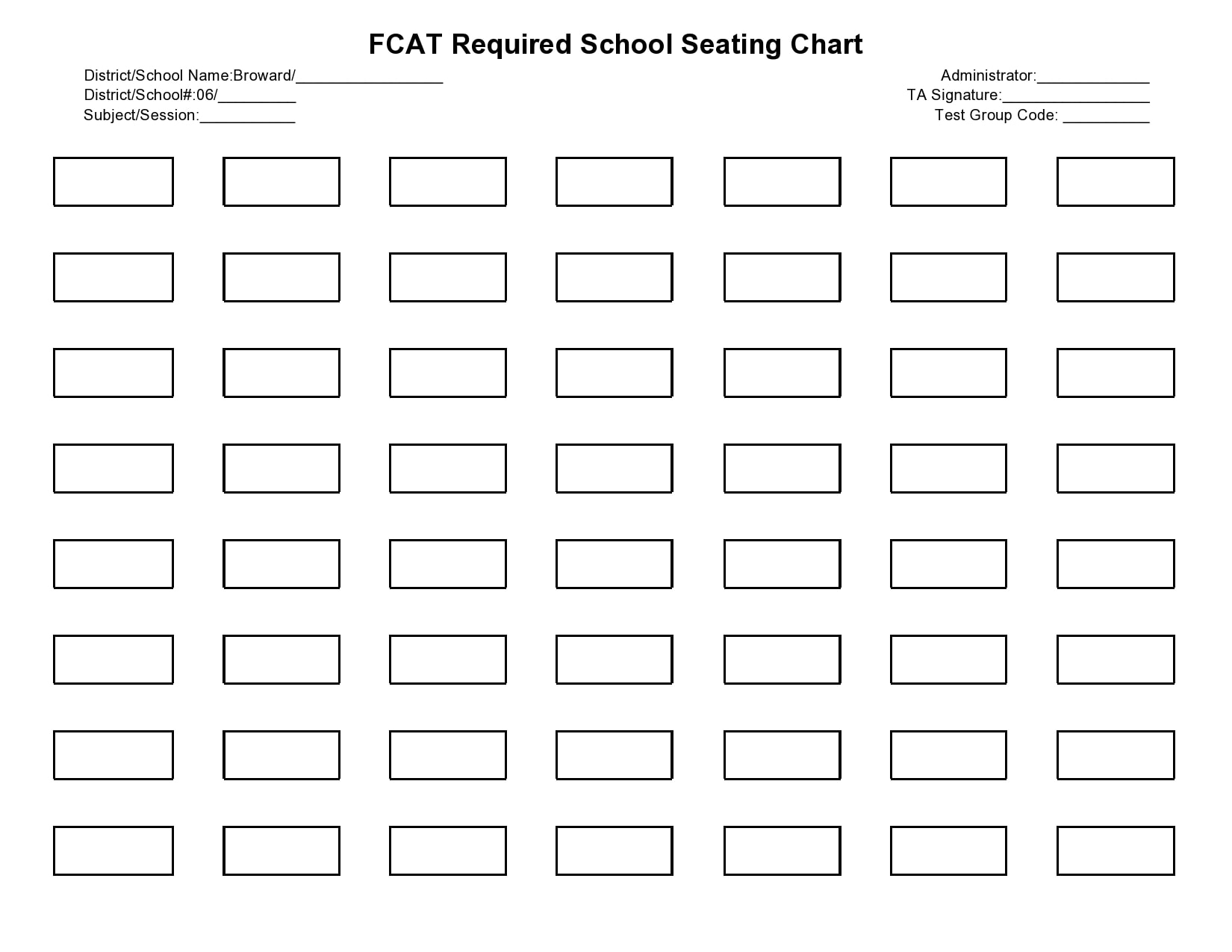 40 Perfect Classroom Seating Charts Map Templates 
