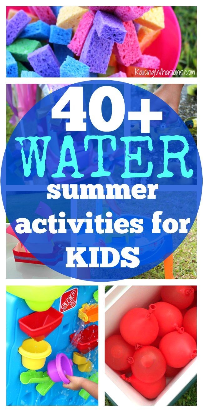 40 Water Summer Activities For Kids Printable Checklist List Of 