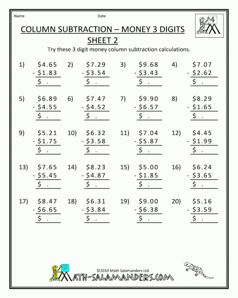 free printable 4th grade math games