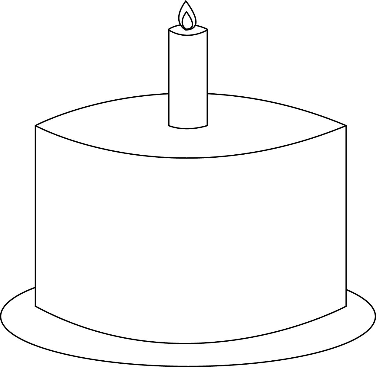 5 Best Images Of Birthday Cake Printable Template Birthday Cake Cut 