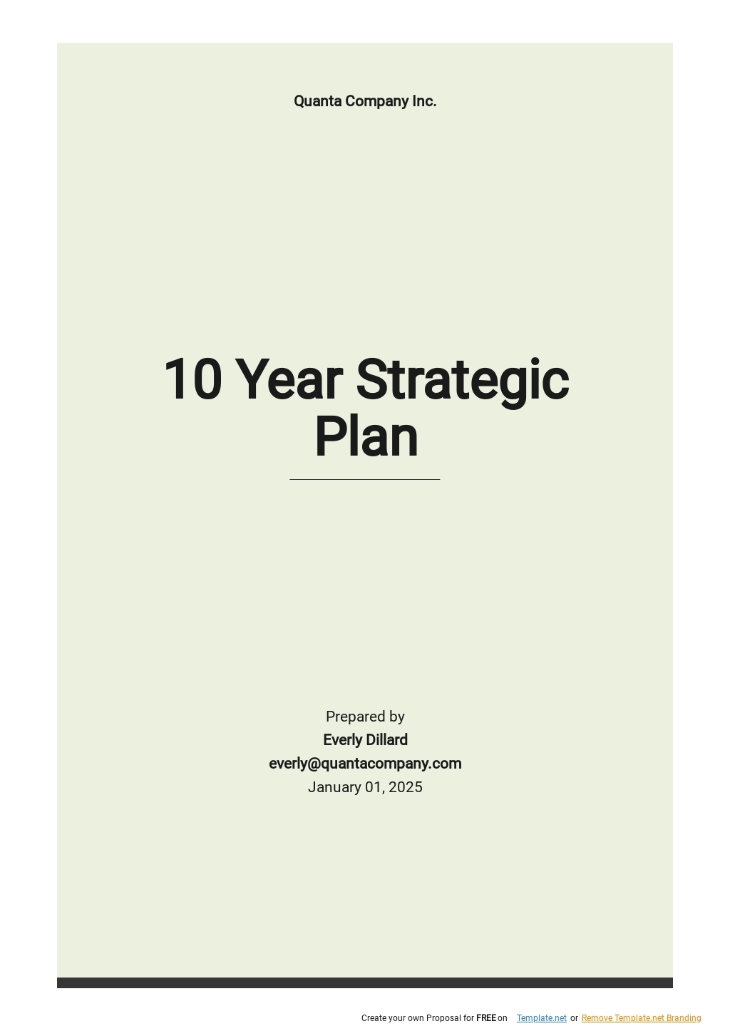 5 Year Strategic Business Plan Template Google Docs Word Apple 