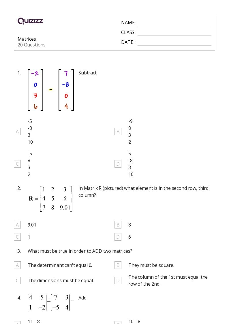 50 Math Worksheets For 12th Grade On Quizizz Free Printable 