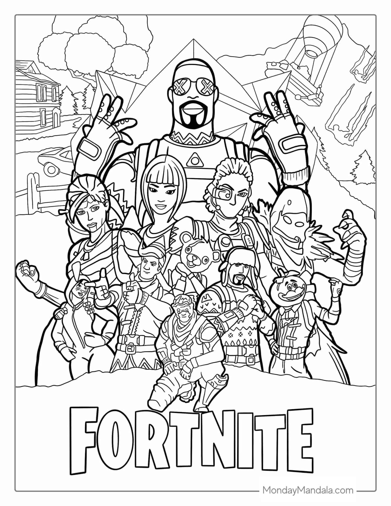 fortnite printables pictures