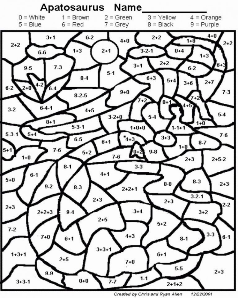 free coloring math worksheets