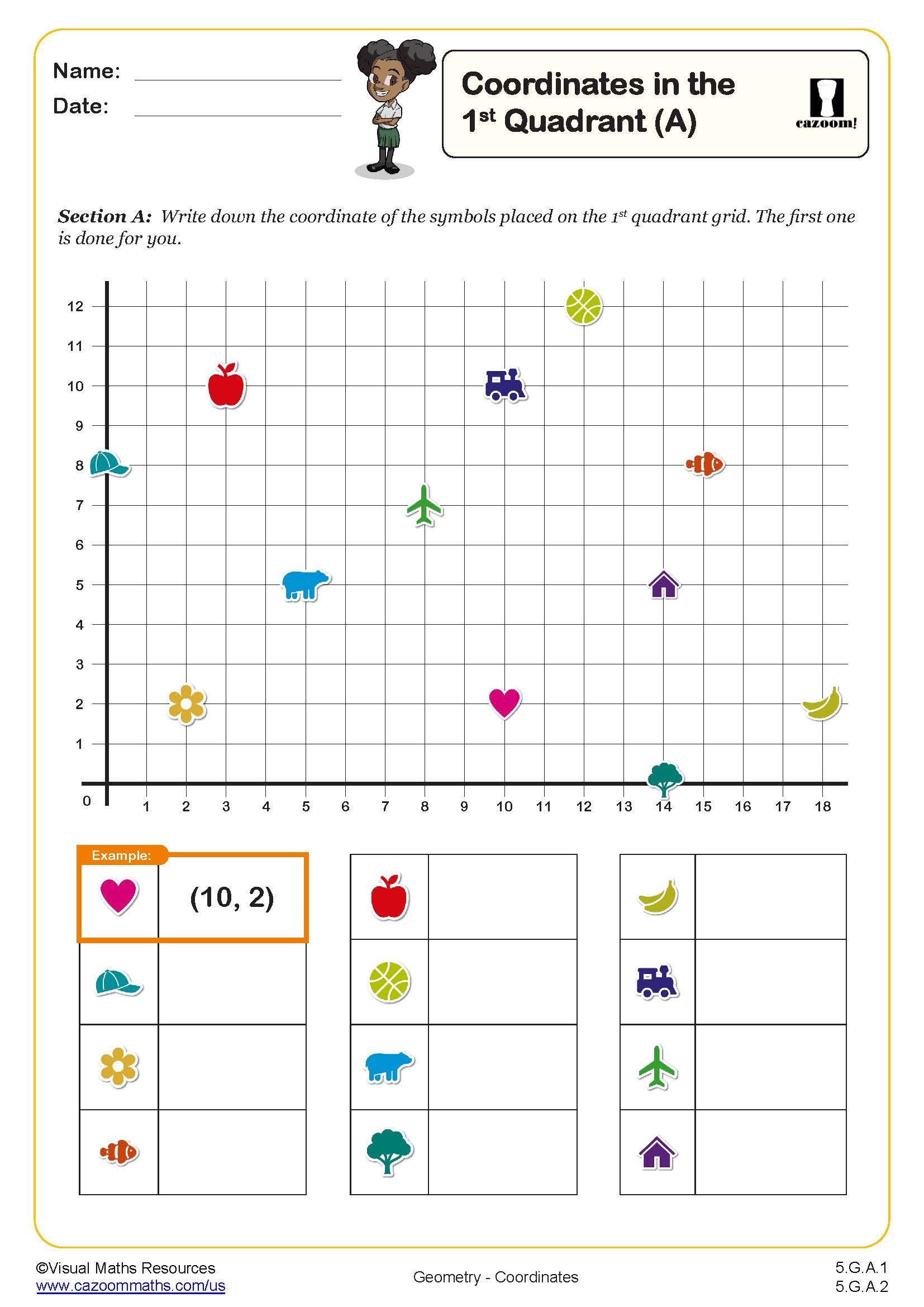 free fifth grade math worksheets