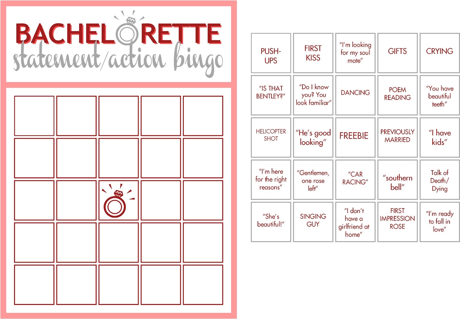 free printable bachelorette bingo games