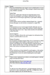 7 SEO Planning Template Free Word Excel PDF Formats