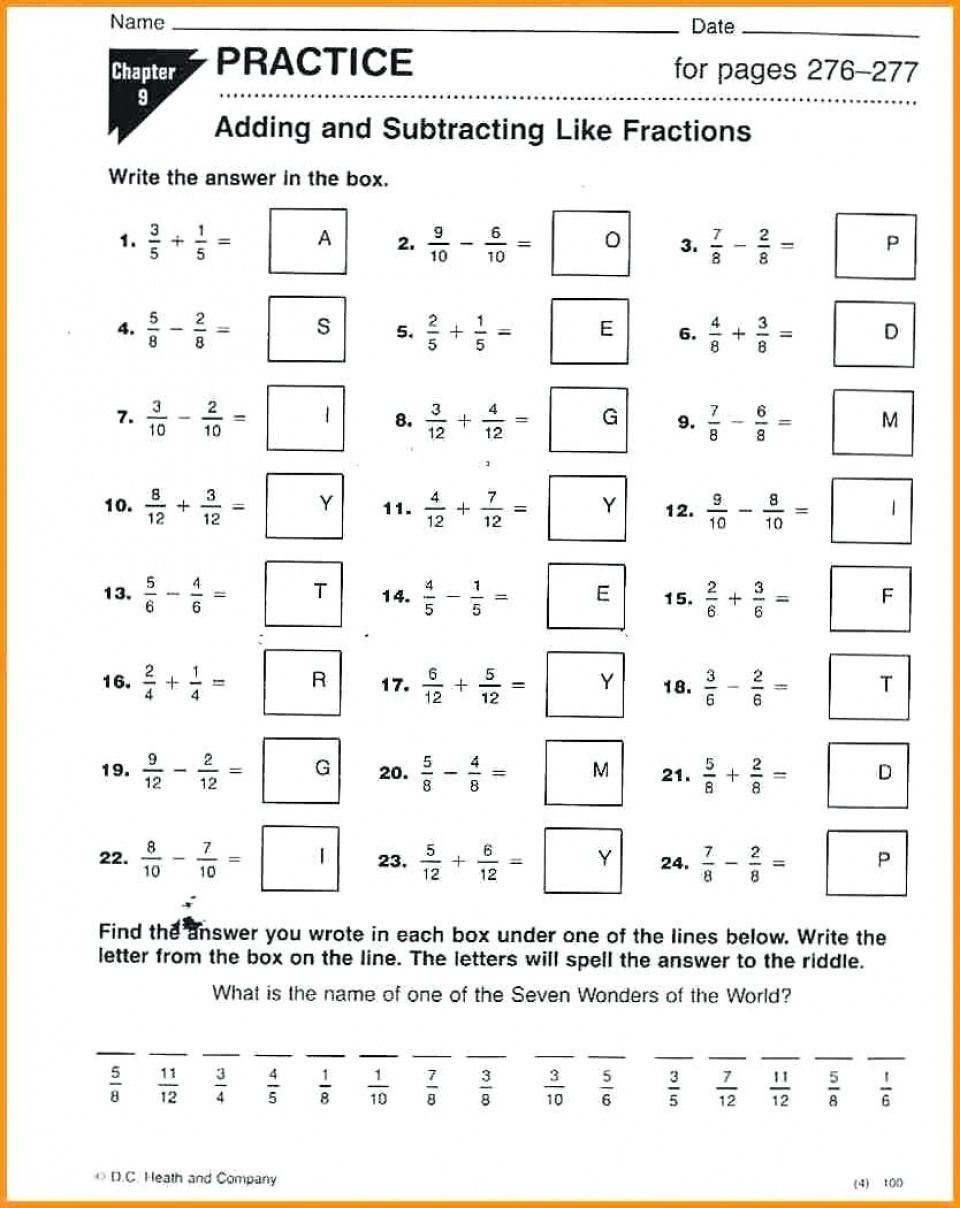 7th grade math worksheets with answers pdf