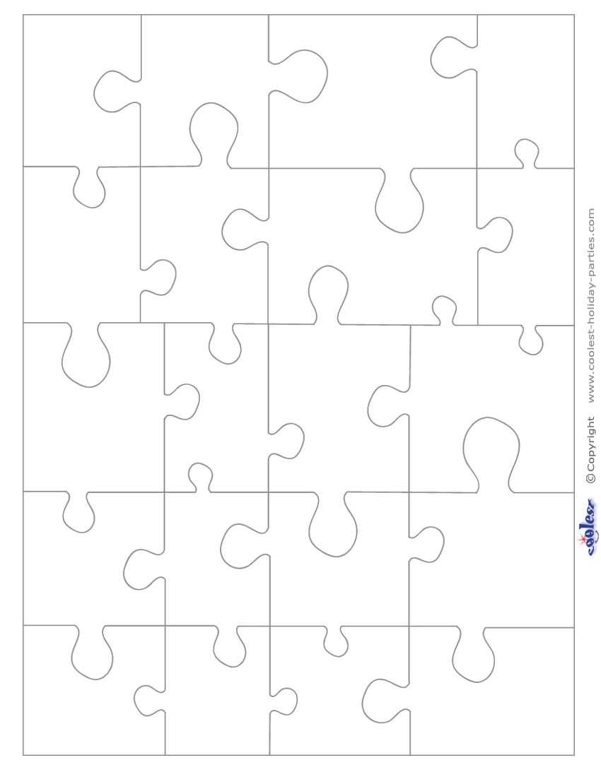 8 5 X 11 Puzzle Template Content Calendar Template
