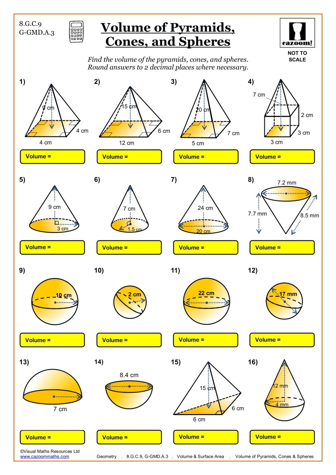 8th Grade Math Worksheets Printable PDF Worksheets