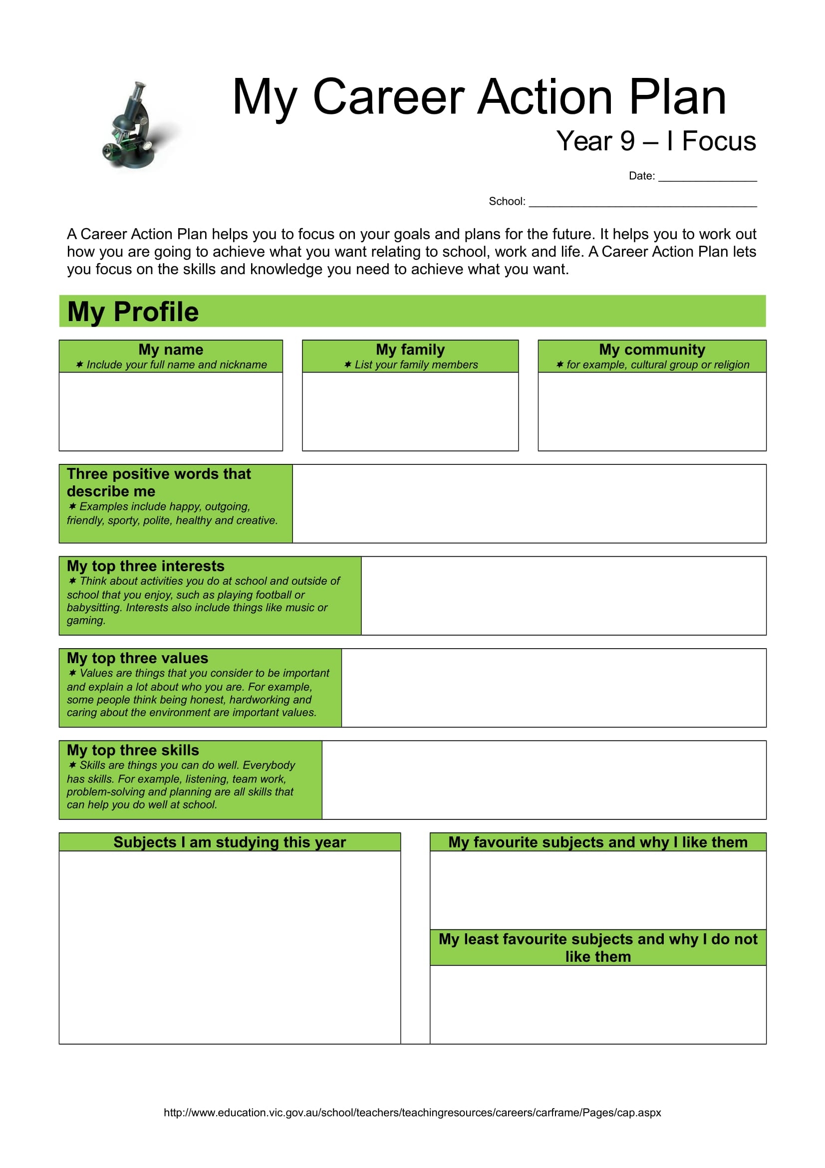 9 Career Action Plan Examples To Download