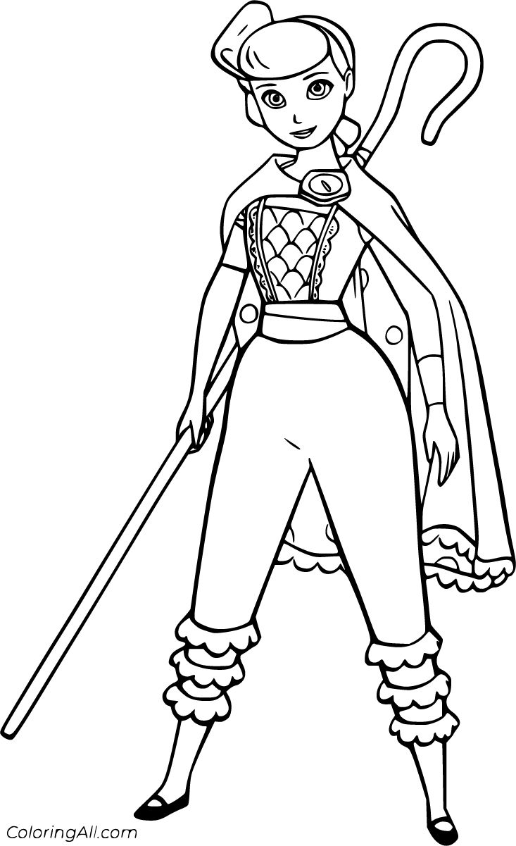 9 Free Printable Bo Peep Coloring Pages Easy To Print From Any Device