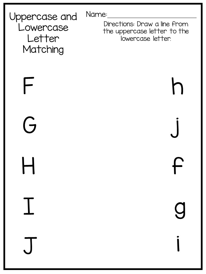 letter recognition activities printables