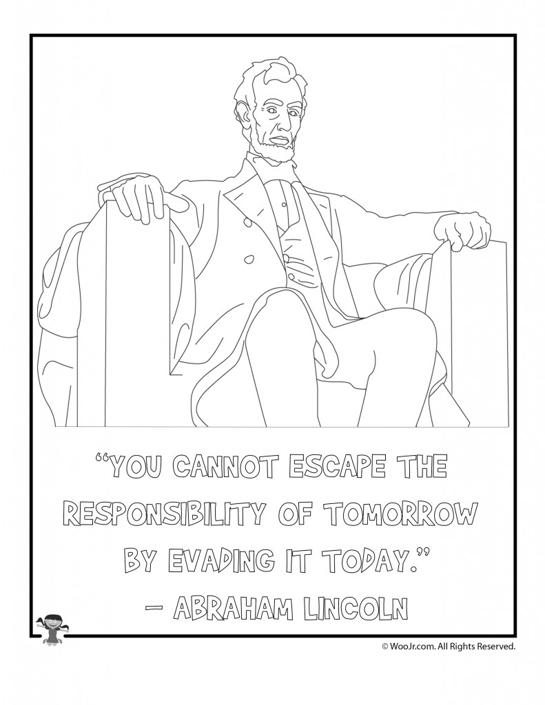 free printable pictures of abraham lincoln