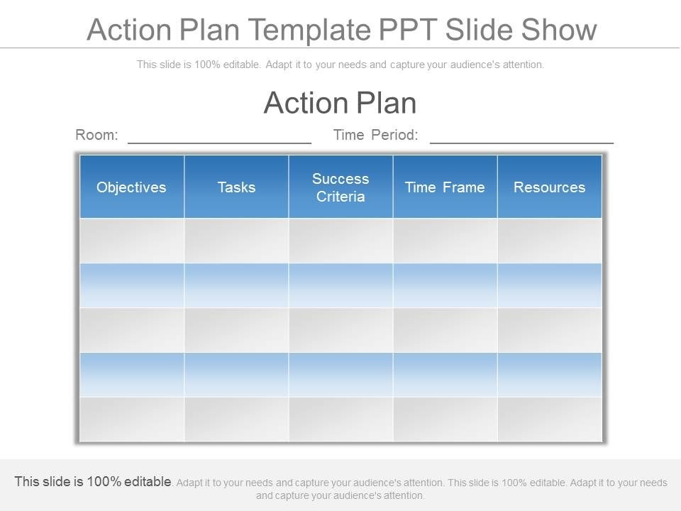 Action Plan Template Ppt Slide Show PowerPoint Presentation Designs 
