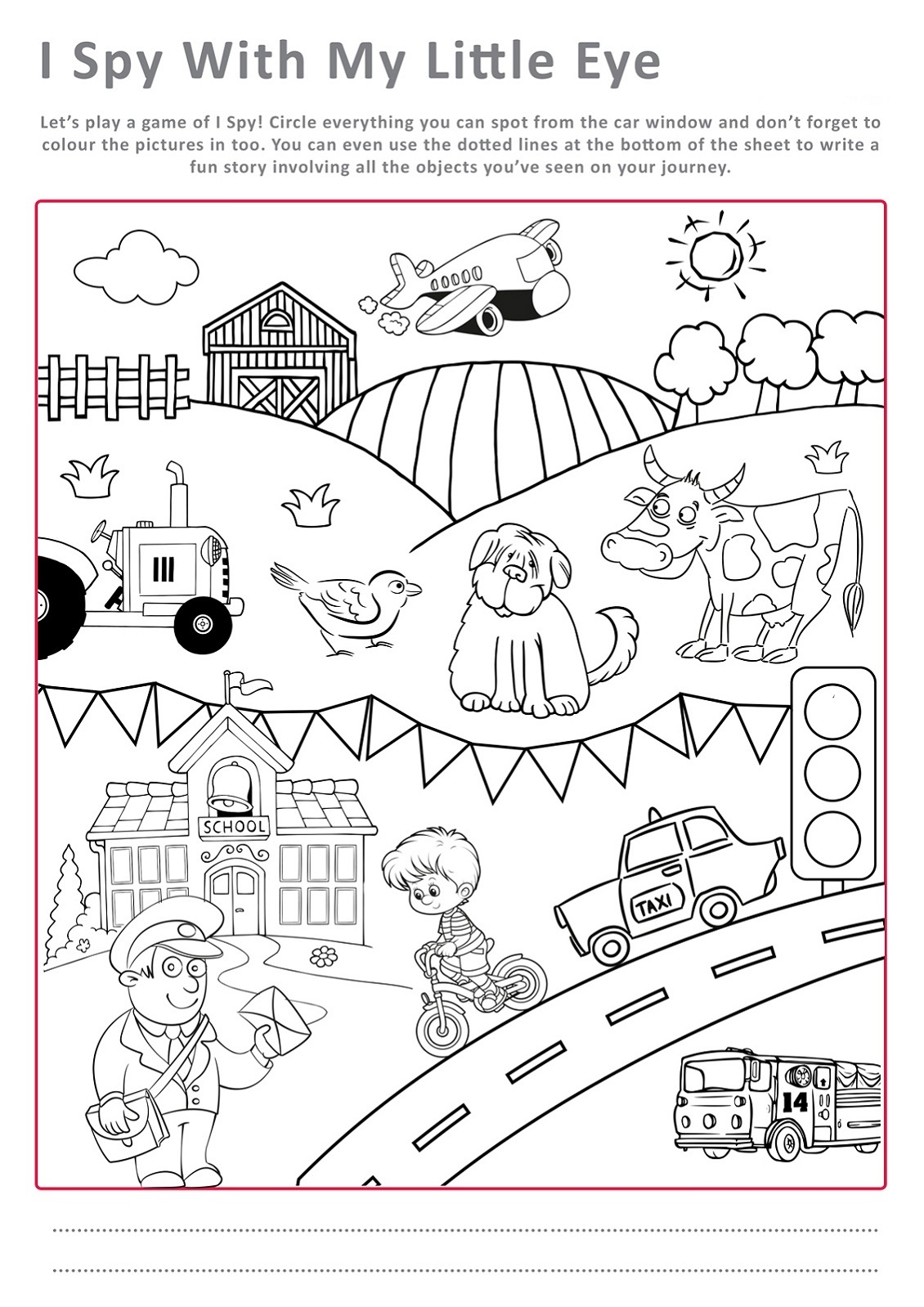 little kid activities printable