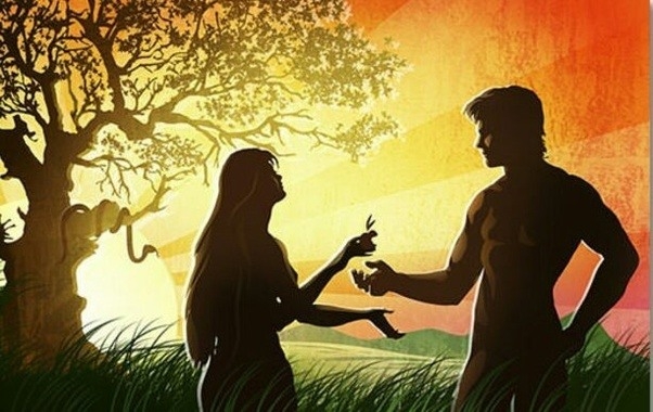 Adam And Eve Eating Fruit
