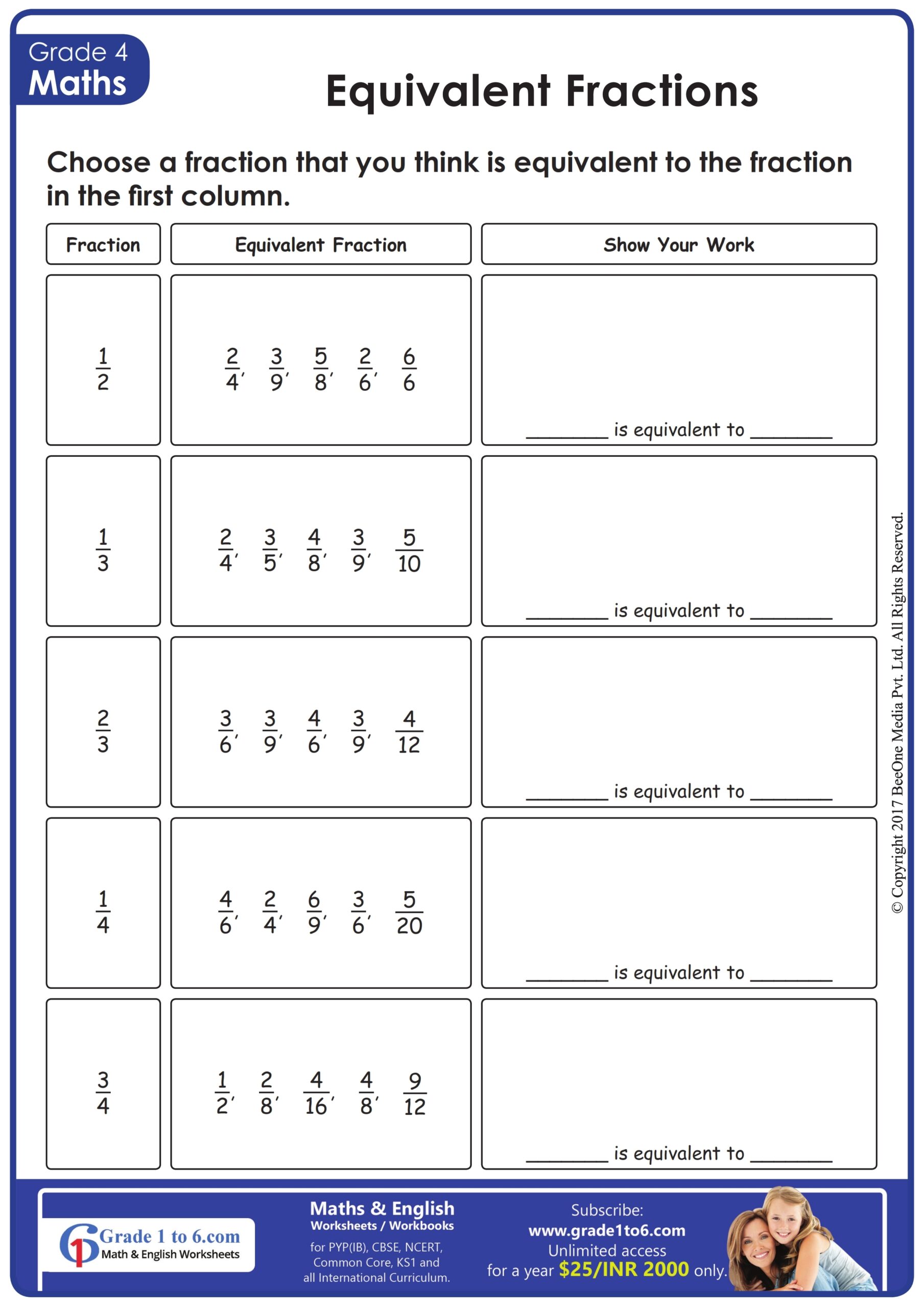 Add Like Fractions Worksheet examples Answers Videos Activities