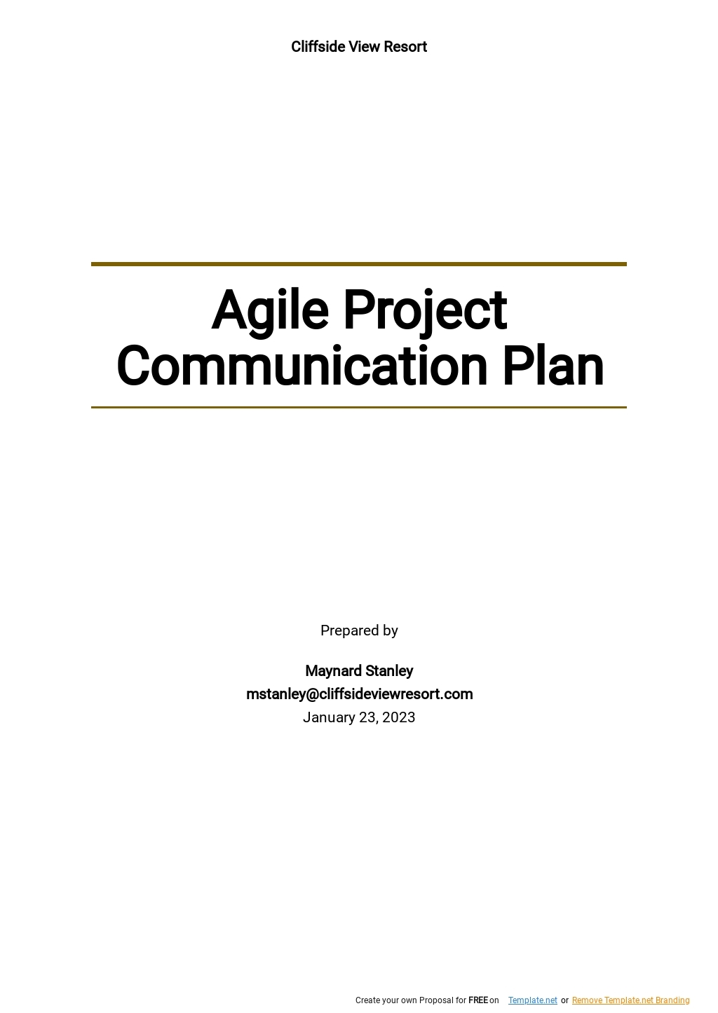 Agile Methodology Project Plan Template Google Docs Word Apple