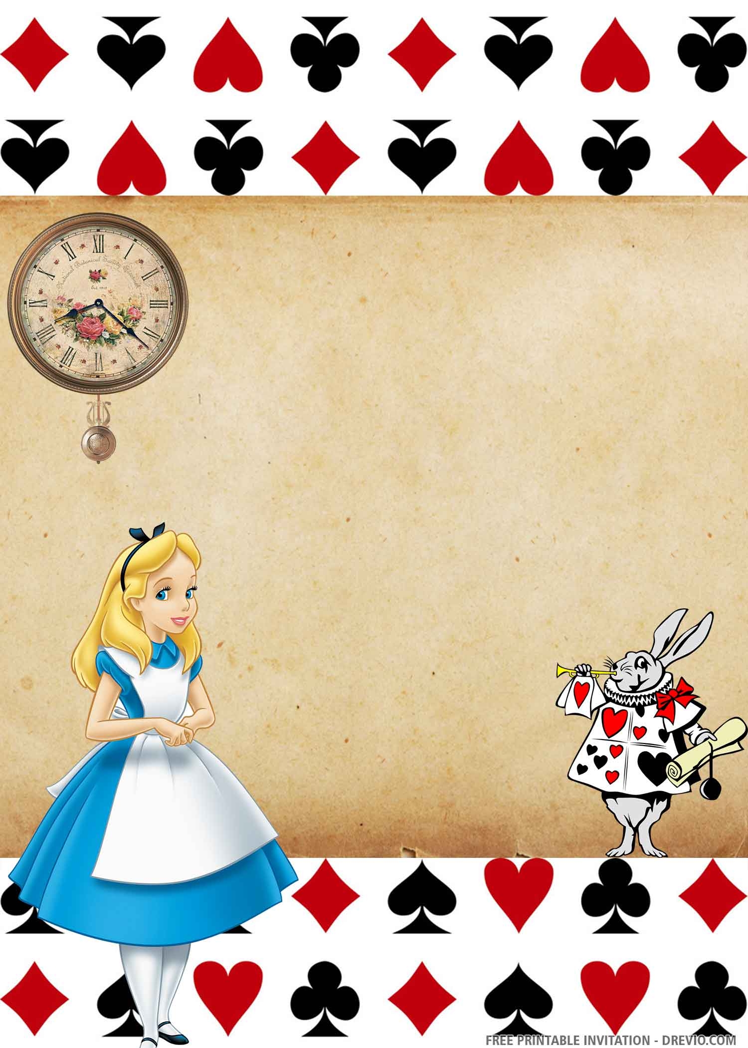 free printable alice in wonderland games